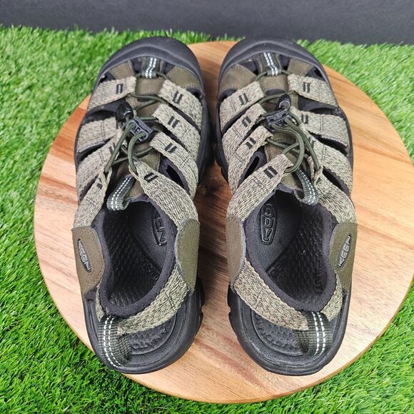 Keen Newport H2 Waterproof Sandal Men’s Size 8.5 Olive Green Black Hiking Shoes main image 6